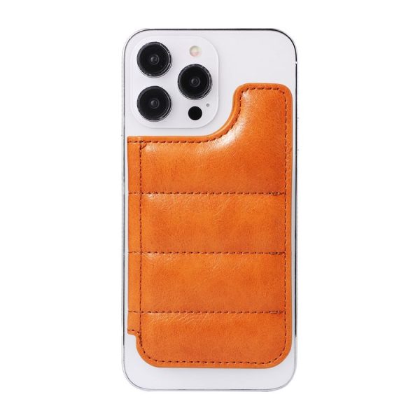 Retro Cow Pattern Sewing Card Bag Mobile Phone Back Sticker (Brown) - Image 6