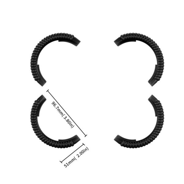 DJI AVATA 2 STARTRC Propeller TPU Protective Guard Anti-collision Ring Cover (Black) - Image 4