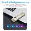 JNN Q7 Mini Portable Voice Recorder with OLED Screen, Memory: 4GB (Gold) - Image 10