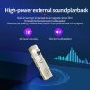 JNN Q7 Mini Portable Voice Recorder with OLED Screen, Memory: 4GB (Gold) - Image 5