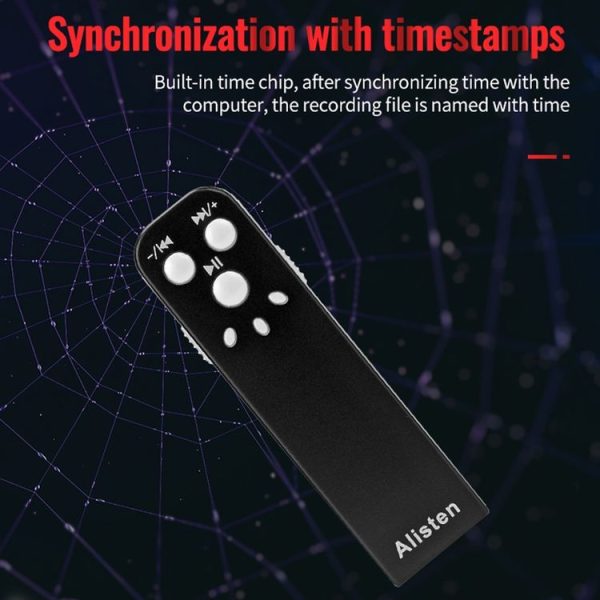 JNN J1 Mini Smart HD Noise Cancelling Voice Recorder, Memory: 4GB (Black) - Image 5