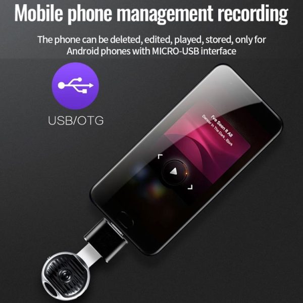 JNN S13 Zinc Alloy U-disk Voice Recorder, Memory: 4GB (Silver) - Image 16