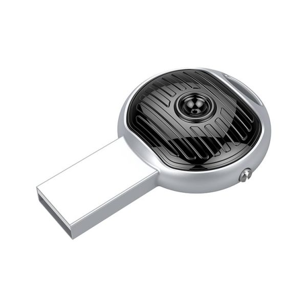 JNN S13 Zinc Alloy U-disk Voice Recorder, Memory: 4GB (Silver) - Image 2