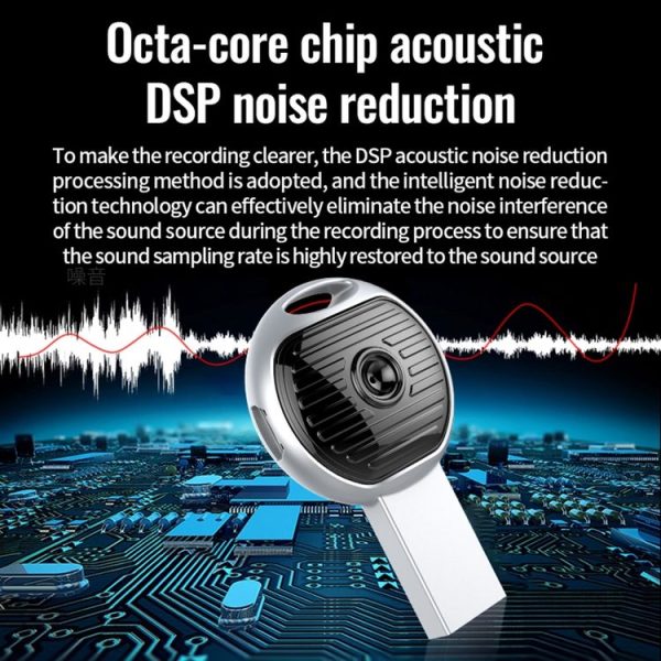 JNN S13 Zinc Alloy U-disk Voice Recorder, Memory: 4GB (Silver) - Image 8