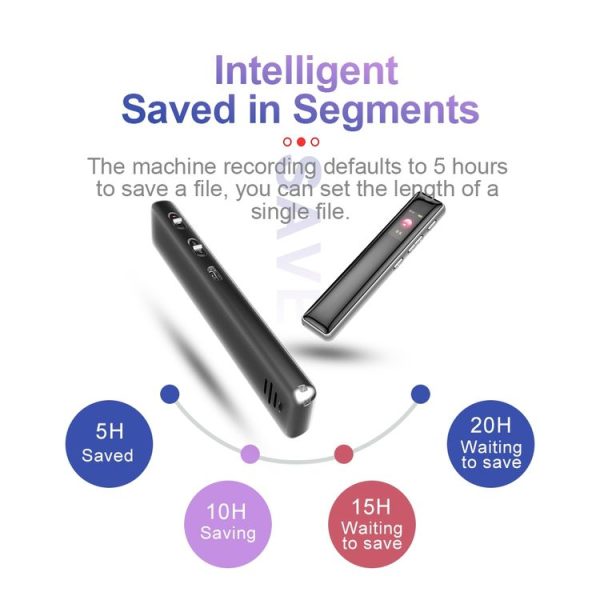 JNN Q33 HD Color Screen Stick Shape Portable Voice Recording Pen, Memory: 4GB (Black) - Image 9