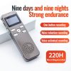 JNN X26 Mini Portable Voice Recorder with OLED Screen, Memory: 8GB (Gold) - Image 5