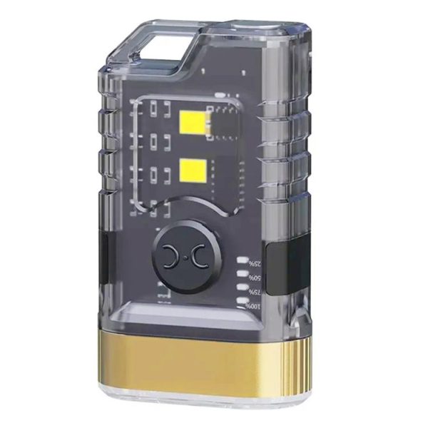 A11 Multi-function Mini Portable Light Dual LED Flashlight (Black)