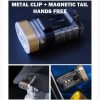 A11 Multi-function Mini Portable Light Dual LED Flashlight (Black) - Image 11