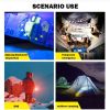 A11 Multi-function Mini Portable Light Dual LED Flashlight (Black) - Image 14