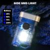 A11 Multi-function Mini Portable Light Dual LED Flashlight (Black) - Image 7