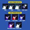 A11 Multi-function Mini Portable Light Dual LED Flashlight (Black) - Image 9