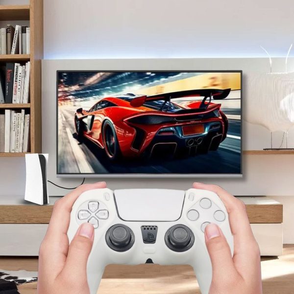 Sony PS5 Silicone Gamepad Protective Case (White) - Image 6