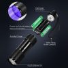 Mini 9 LEDs 395nm Ultraviolet Ray Detection Flashlight (Black) - Image 3