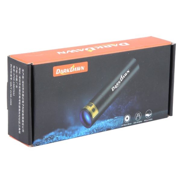 V4-365 Black Lens 365nm Ultraviolet Ray Detection Flashlight (Black) - Image 6