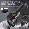 W5183 4 LEDs Highlight Mini Rechargeable Flashlight (Black) - Image 7