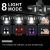 HL-03 Intelligent Induction Zoom Headlight Work Light (Black) - Image 14
