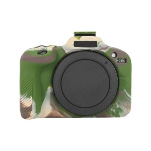 Canon EOS R100 Glossy Soft Silicone Protective Case (Camouflage)