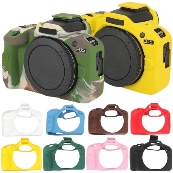 Canon EOS R100 Glossy Soft Silicone Protective Case (Camouflage) - Image 7