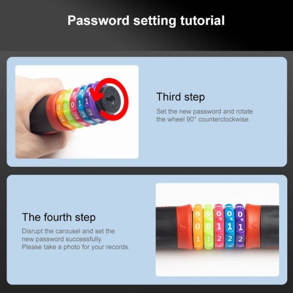 Xiaomi Youpin Lydsto Portable Rainbow Code Lock (Multicolor) - Image 10