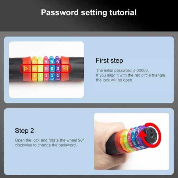 Xiaomi Youpin Lydsto Portable Rainbow Code Lock (Multicolor) - Image 9