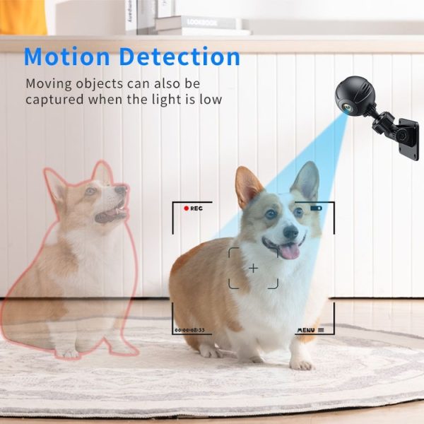 X3 Wireless Mini DV WiFi IP Camera, Support Night Vision / Motion Detection (Black) - Image 7