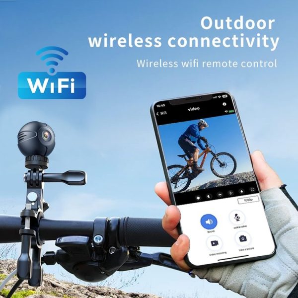 X3 Wireless Mini DV WiFi IP Camera, Support Night Vision / Motion Detection (Black) - Image 8