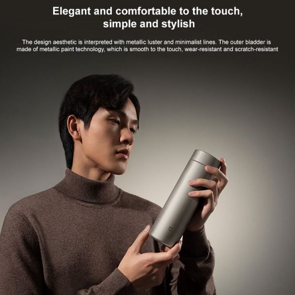 Xiaomi Mijia Ti 2 Pure Titanium Thermos Cup 480mL (Dark Grey) - Image 6