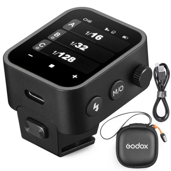 Godox X3 TTL Wireless Flash Trigger Touch Screen Flash Transmitter For Canon (Black)
