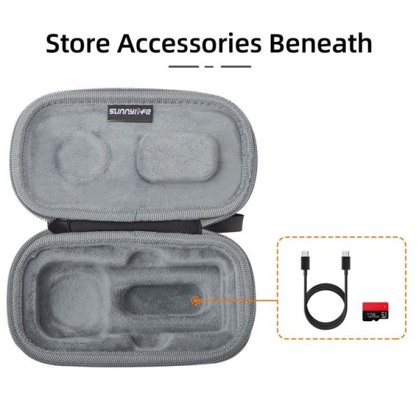 Insta360 X4 Sunnylife Carrying Case Handbag, Model: X4-B812 Mini Camera Bag - Image 11