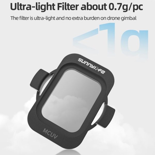 DJI Avata 2 Sunnylife Camera Lens Filter, Filter: MCUV - Image 3