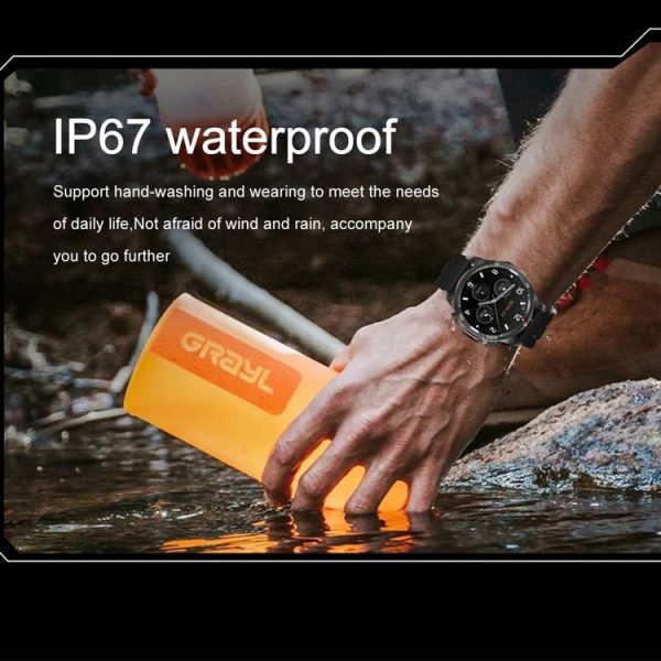 DK68 1.53 inch IP67 BT 5.0 Fitness Sport Smart Watch, Support LED Flashlight / Bluetooth Call / Sleep / Blood Oxygen / Heart Rate / Blood Pressure Health Monitor (Black) - Image 12