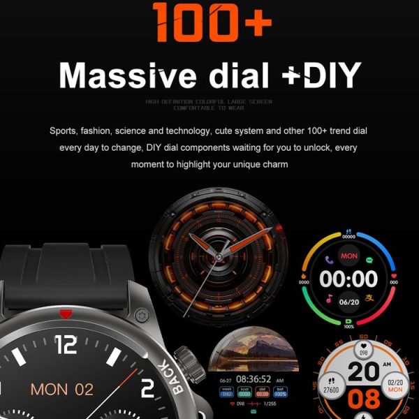 DK68 1.53 inch IP67 BT 5.0 Fitness Sport Smart Watch, Support LED Flashlight / Bluetooth Call / Sleep / Blood Oxygen / Heart Rate / Blood Pressure Health Monitor (Black) - Image 9