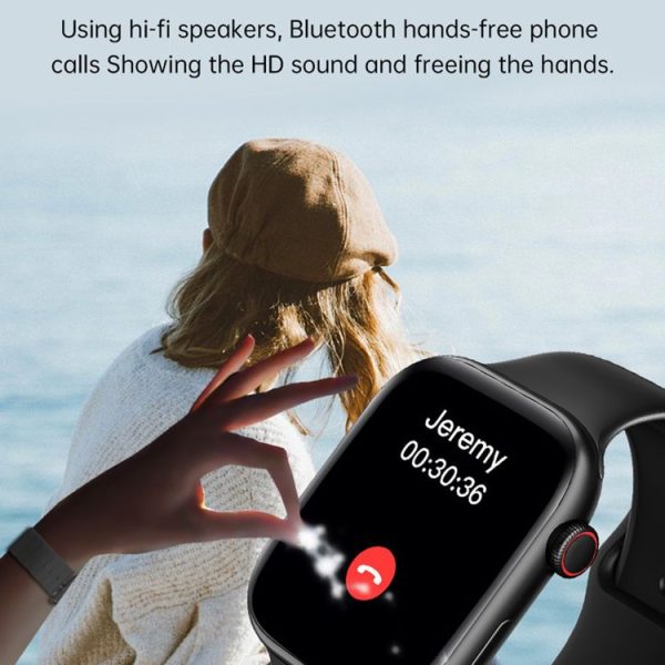 WS11 MAX 2.2 inch Fitness Sport Smart Watch, Support Bluetooth Call / Sleep / Blood Oxygen / Heart Rate / Blood Pressure Health Monitor (Black) - Image 8