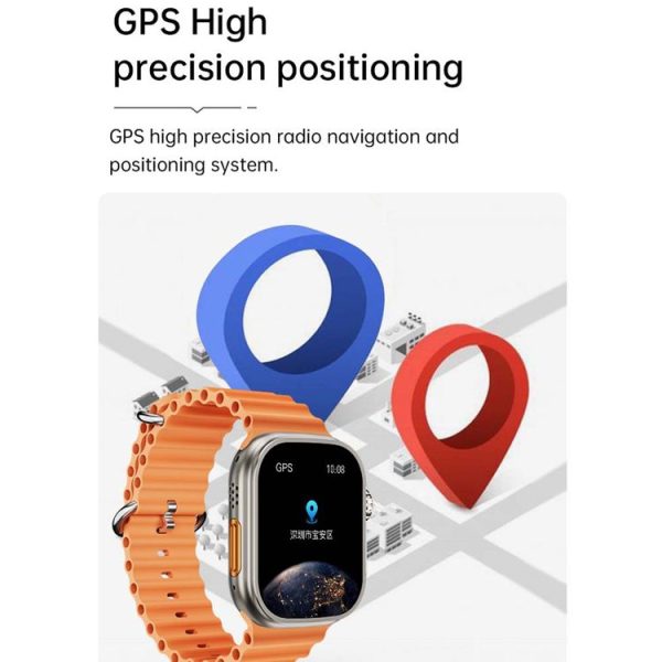WS12 ULTRA 2 2.2 inch Sport Smart Watch, Support Payment Code / Bluetooth Call / Sleep / Blood Oxygen / Heart Rate / Blood Pressure Health Monitor (Black) - Image 9