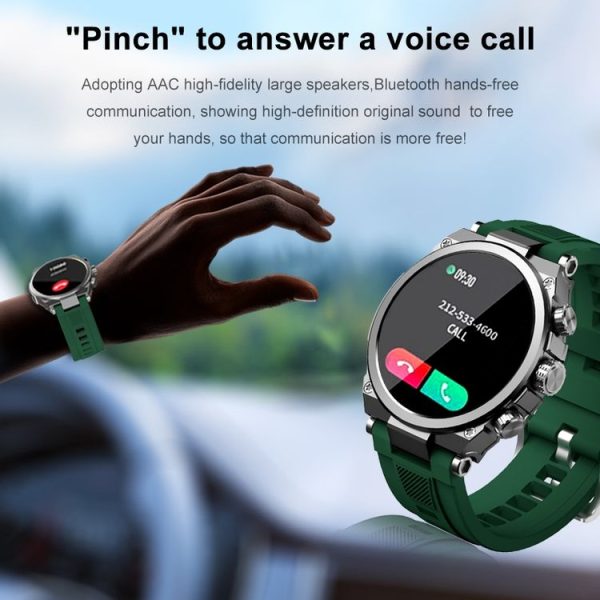 WS-23 1.52 inch IP67 Sport Smart Watch, Support Bluetooth Call / Sleep / Blood Oxygen / Heart Rate / Blood Pressure Health Monitor (Silver+Blue) - Image 10
