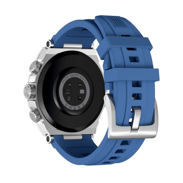 WS-23 1.52 inch IP67 Sport Smart Watch, Support Bluetooth Call / Sleep / Blood Oxygen / Heart Rate / Blood Pressure Health Monitor (Silver+Blue) - Image 3