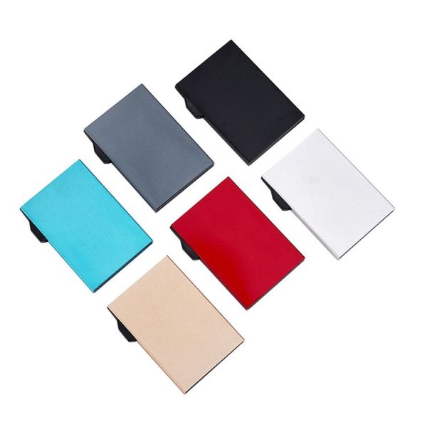FY1901 RFID Anti-magnetic Aluminum Alloy Card Holder (Gold) - Image 5