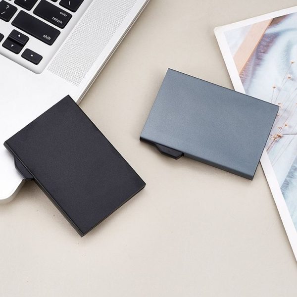 FY1901 RFID Anti-magnetic Aluminum Alloy Card Holder (Gold) - Image 7