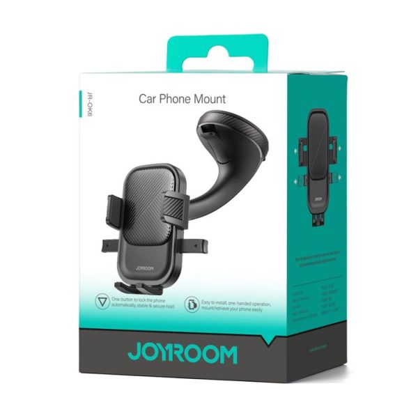 JOYROOM JR-OK6 Car Windshield Phone Holder (Black) - Image 7