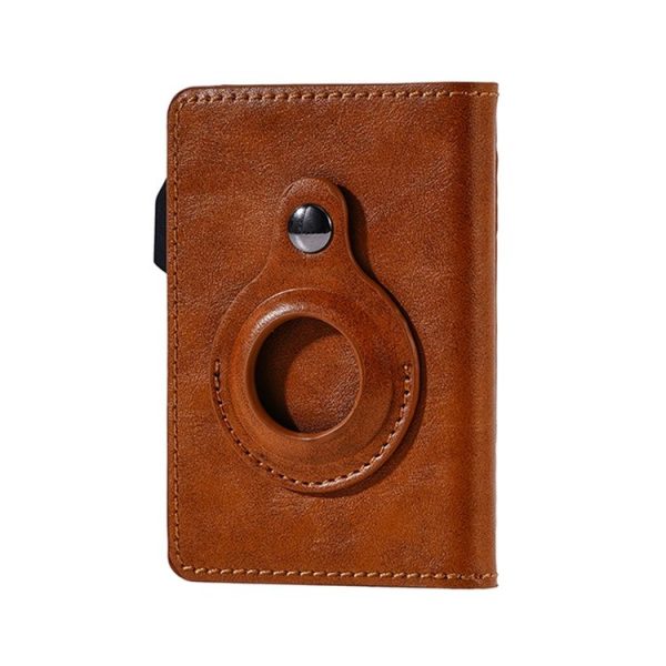 FY2402 RFID Anti-magnetic Crazy Horse Texture PU Card Bag (Brown) - Image 4