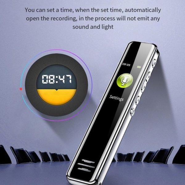 JNN Q22 HD Color Screen Stick Shape Portable Voice Recording Pen, Memory: 4GB (Black) - Image 11