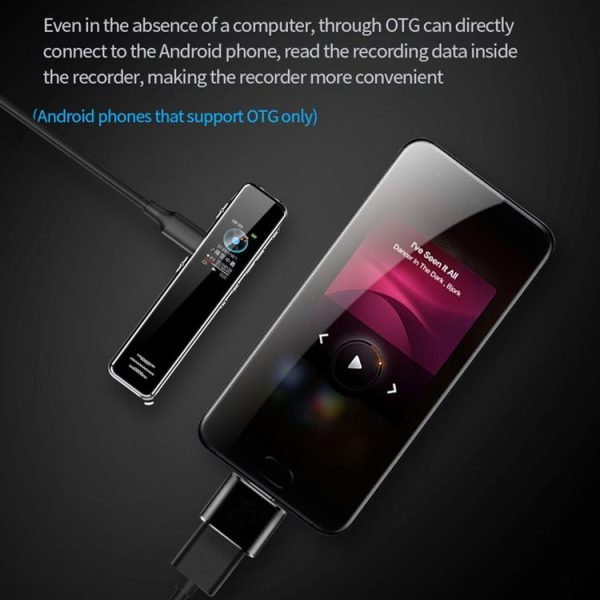 JNN Q22 HD Color Screen Stick Shape Portable Voice Recording Pen, Memory: 4GB (Black) - Image 12