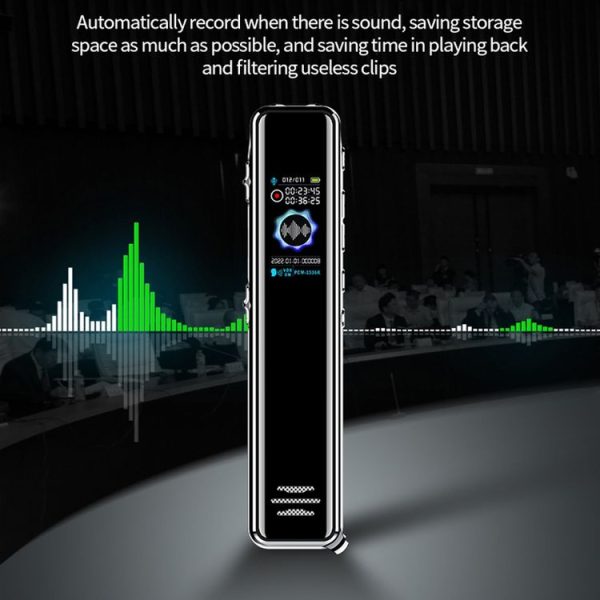 JNN Q22 HD Color Screen Stick Shape Portable Voice Recording Pen, Memory: 4GB (Black) - Image 6