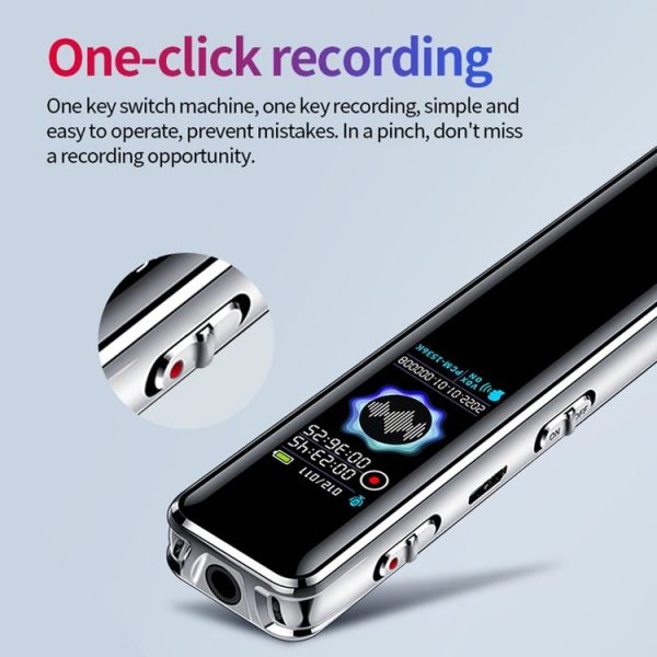 JNN Q22 HD Color Screen Stick Shape Portable Voice Recording Pen, Memory: 4GB (Black) - Image 7