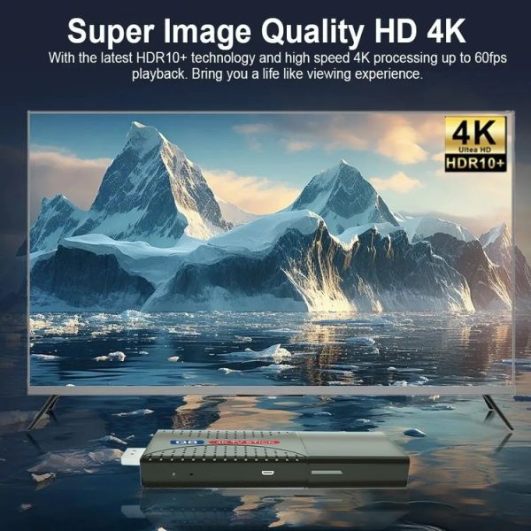 Q8 STICK Rockchip 3228A Quad-Core 1.2GHZ Android 12 4K HD TV Stick, RAM: 2GB+8GB - Image 4