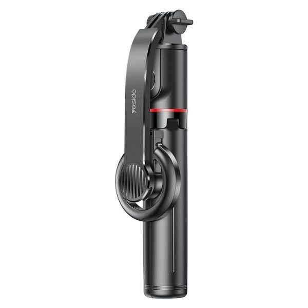 Yesido SF19 Magnetic Cell Phone Tripod Bluetooth Remote Control Selfie Stick (Black)