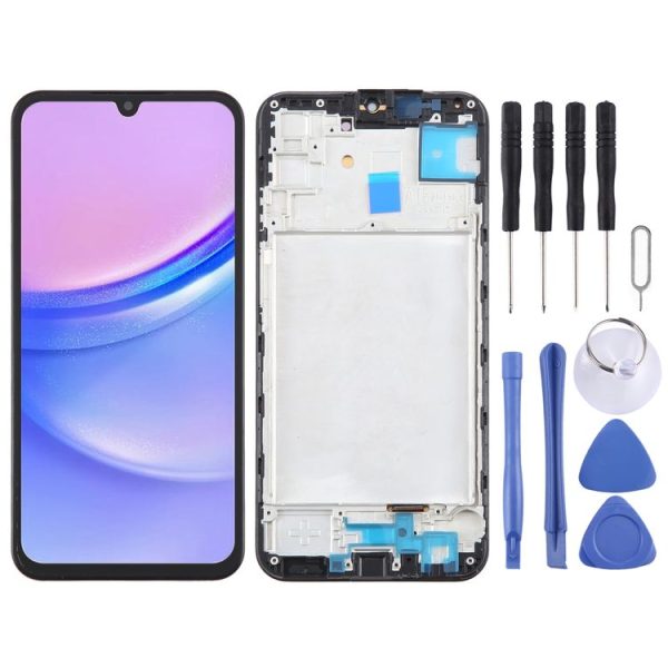 Samsung Galaxy A15 4G SM-A155F 6.43inch OLED LCD Screen Digitizer Full Assembly with Frame