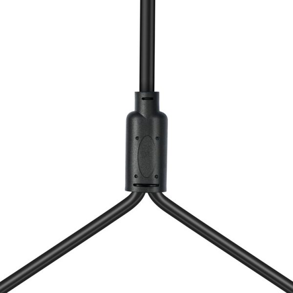 TC195BUXK107RE 3.5mm Male to Dual XLR 3pin Female Audio Cable, Length: 3m (Black) - Image 4
