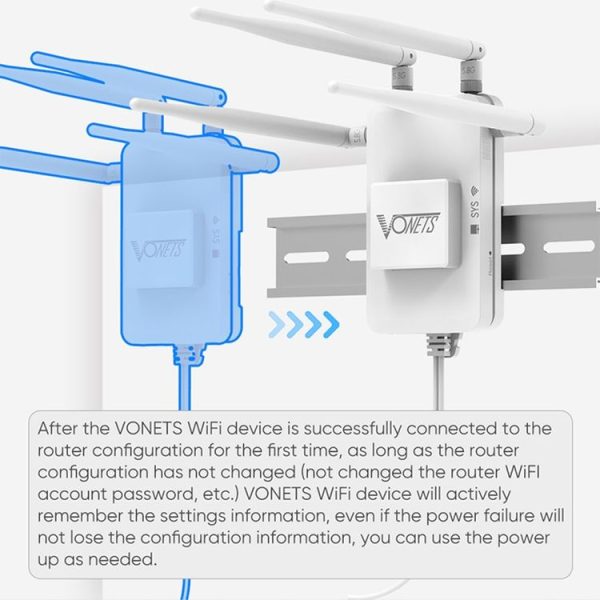 VONETS VAR1800-H 1800Mbps Wireless WiFi Router Standard Edition (White) - Image 11