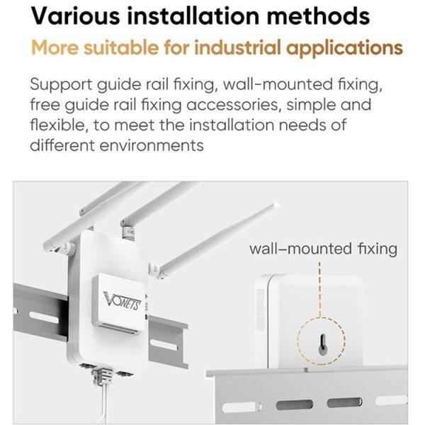 VONETS VAR1800-H 1800Mbps Wireless WiFi Router Standard Edition (White) - Image 9